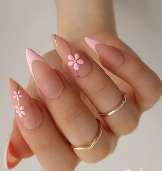 Explore creative variations of the French manicure that are perfect for springtime.