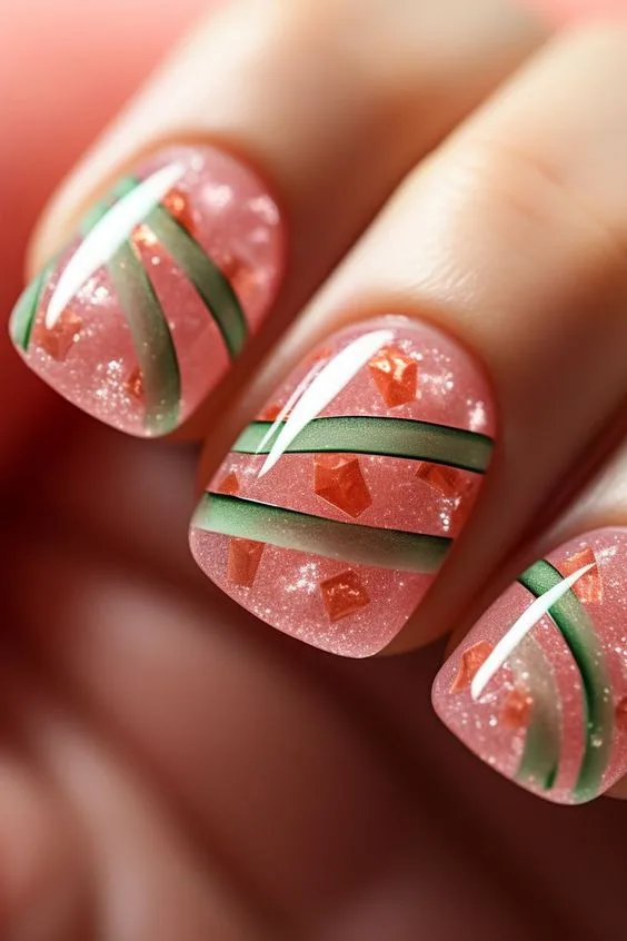 Trendy Patterns and Abstract Art for Spring Nails