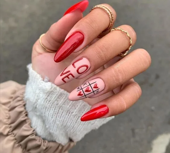 Celebrating Love with Heart-Themed Nail Designs