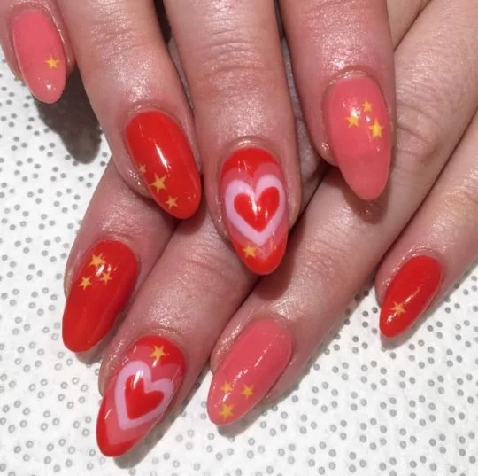 Celebrating Love with Heart-Themed Nail Designs