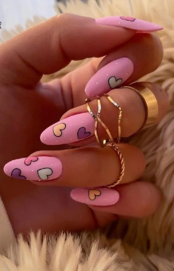 Lover Era and Chocolate Kisses Inspired Nails