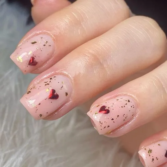 Celebrating Love with Heart-Themed Nail Designs