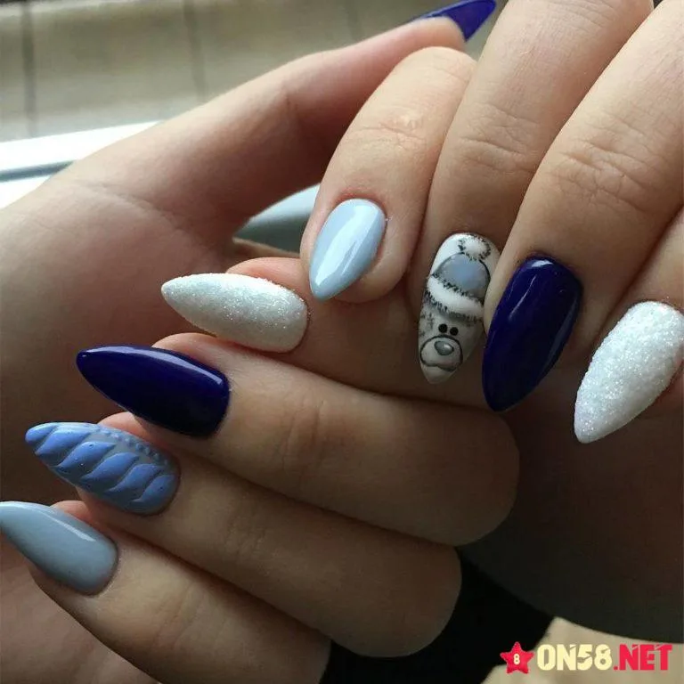 Make a Splash: 30 Fabulous Blue Nail Concepts to Elevate Your Look