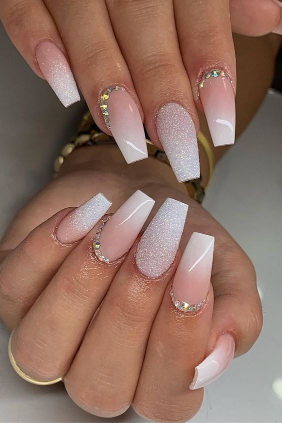 Elegant and Simple Wedding Nail Designs