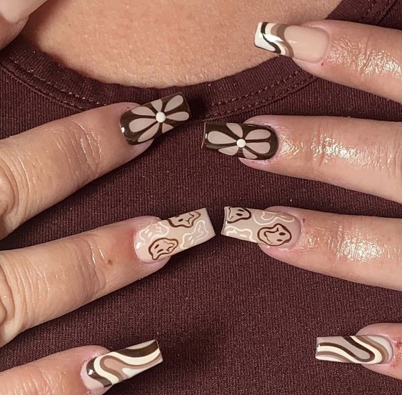 Explore 40 Chic Brown Nail Designs Suitable for Every Season