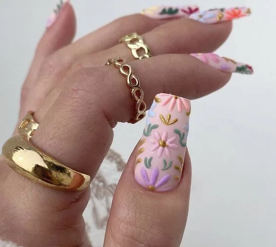 Evolution of Floral Nail Art Trends