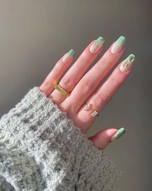 Make a Statement: 45 Gorgeous Mint Green Nail Ideas for the Year Ahead