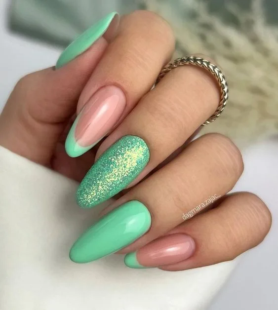 Make a Statement: 45 Gorgeous Mint Green Nail Ideas for the Year Ahead