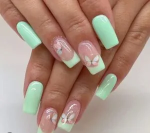 Make a Statement: 45 Gorgeous Mint Green Nail Ideas for the Year Ahead