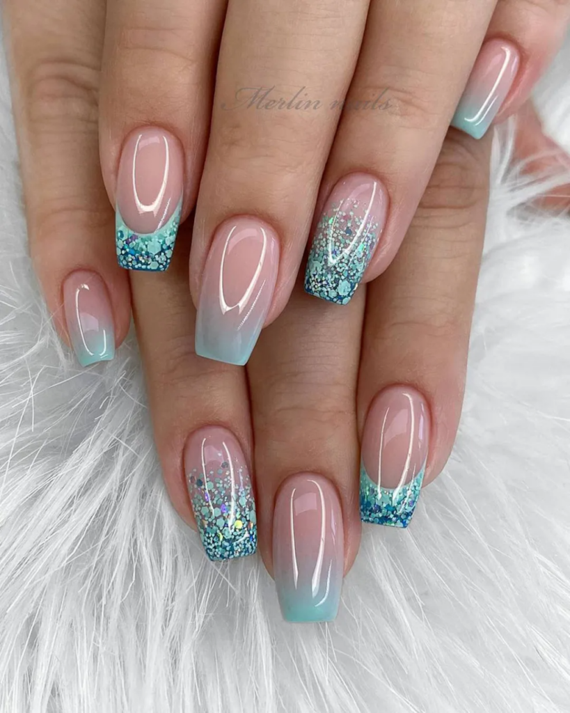 Ombre Elegance: 5 Inspiring Wedding Nail Designs