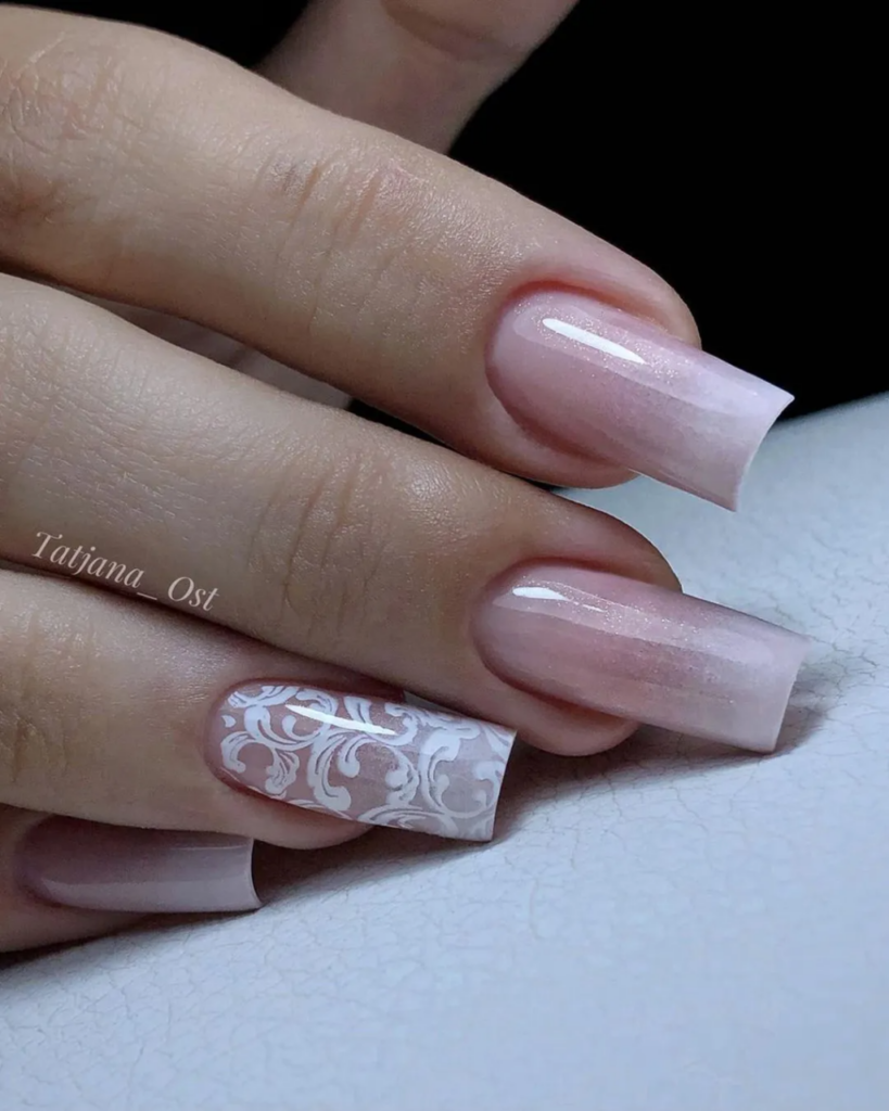 Ombre Elegance: 5 Inspiring Wedding Nail Designs