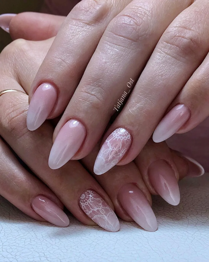 Ombre Elegance: 5 Inspiring Wedding Nail Designs