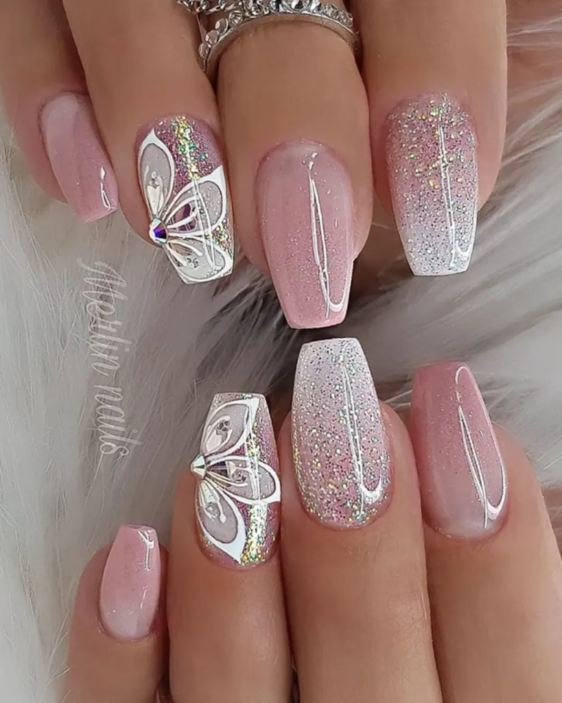 Ombre Elegance: 5 Inspiring Wedding Nail Designs