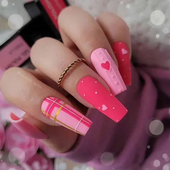 20 Pink Nail Inspirations That Will Add a Pop of Color to Your Look