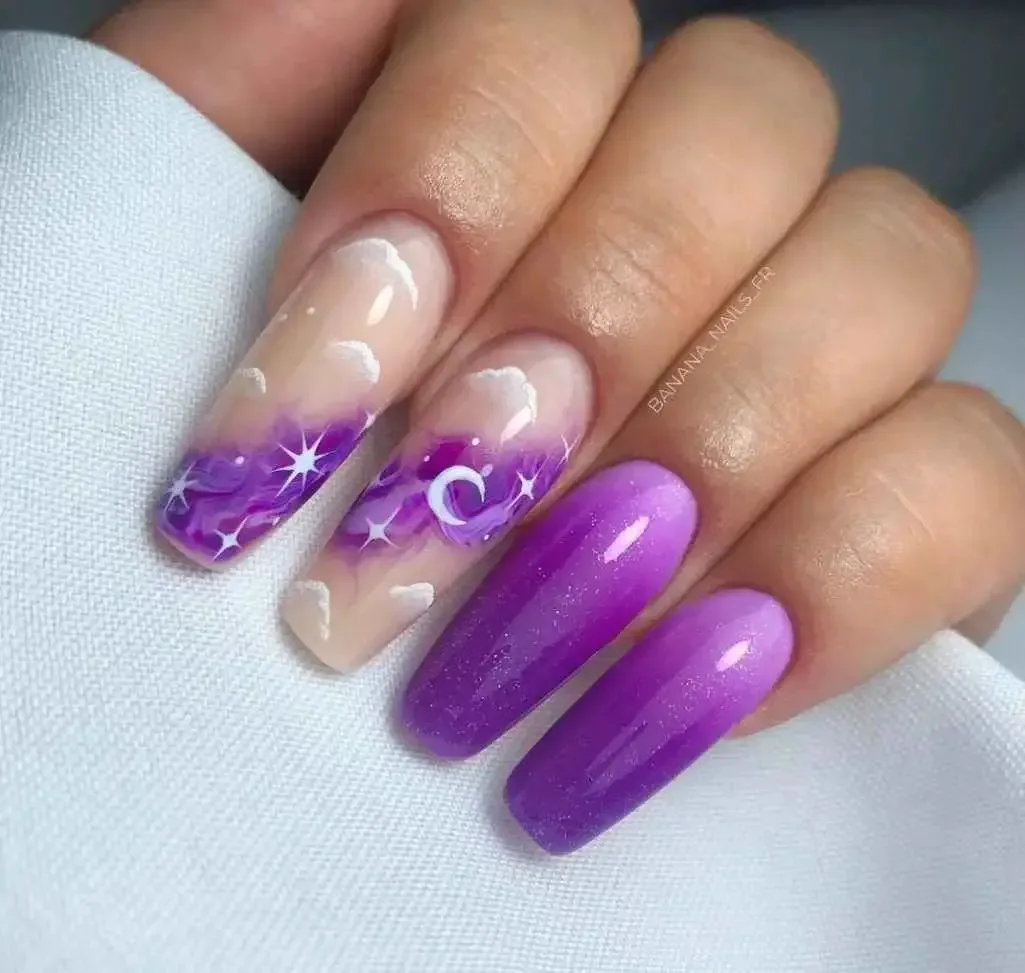 Elevate Your Style: 30 Stunning and Contemporary Purple Nail Designs