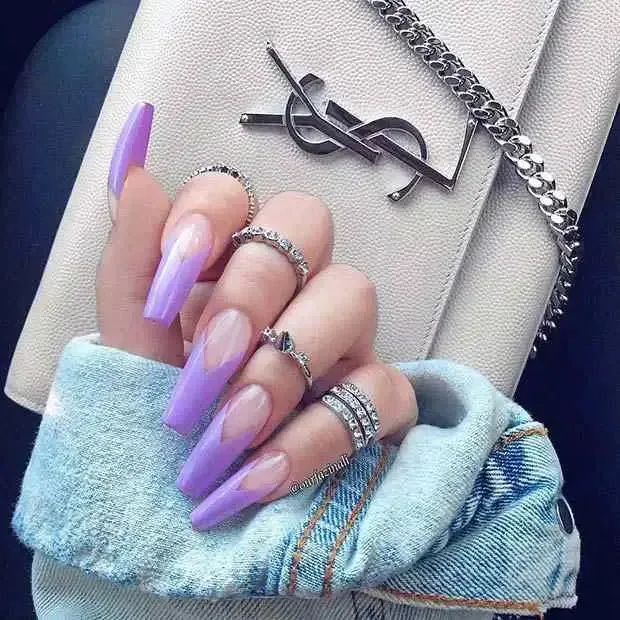 Elevate Your Style: 30 Stunning and Contemporary Purple Nail Designs