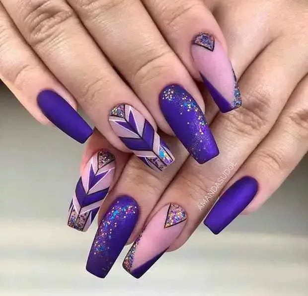 Elevate Your Style: 30 Stunning and Contemporary Purple Nail Designs