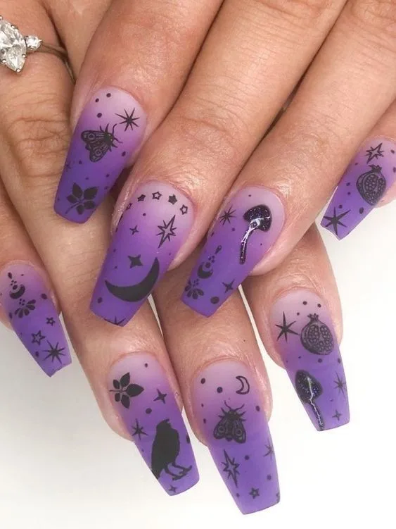 Explore the Cutest Purple Ombre Nail Designs of 2024: 20+ Stunning Ideas