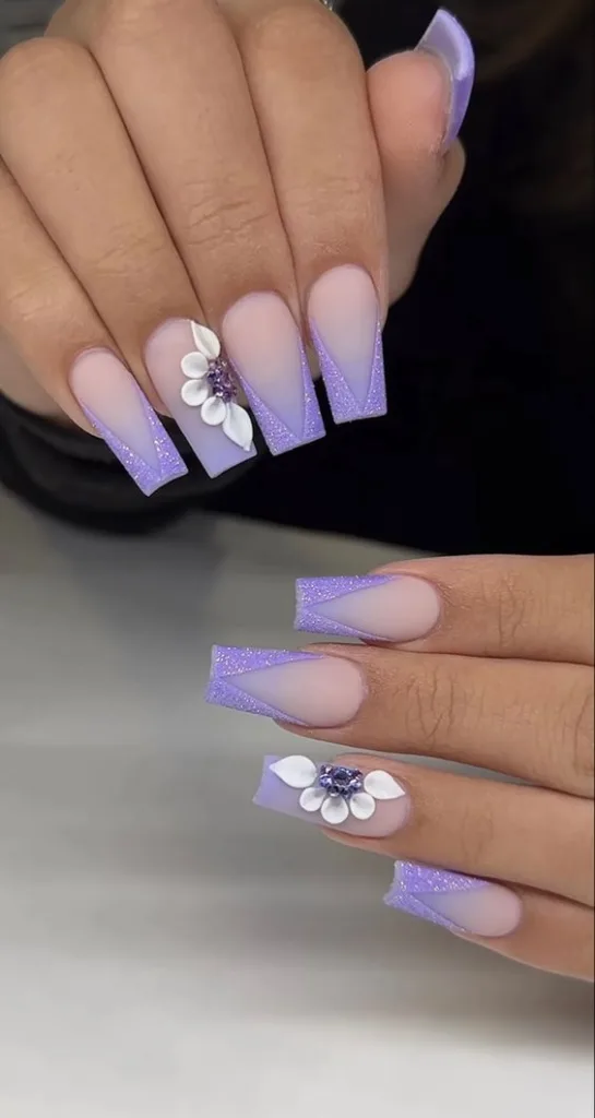 Explore the Cutest Purple Ombre Nail Designs of 2024: 20+ Stunning Ideas