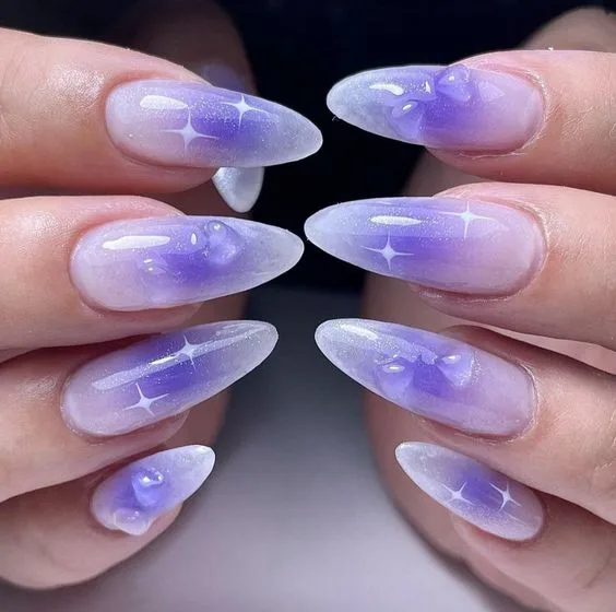 Explore the Cutest Purple Ombre Nail Designs of 2024: 20+ Stunning Ideas