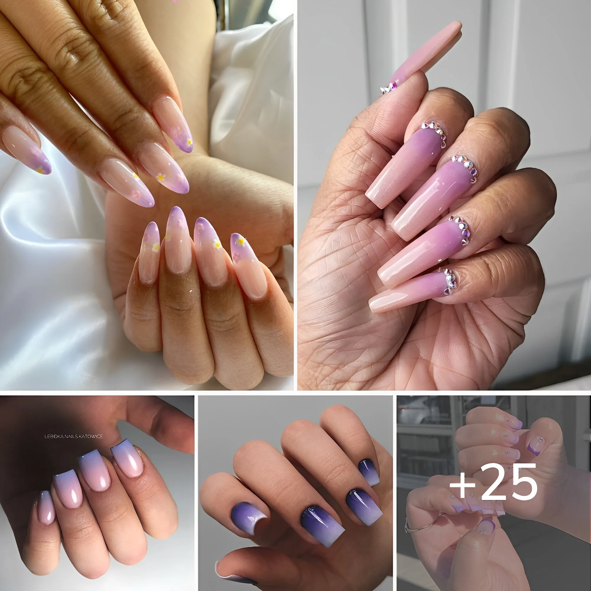 Explore the Cutest Purple Ombre Nail Designs of 2024: 20+ Stunning Ideas