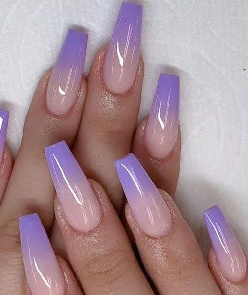 Explore the Cutest Purple Ombre Nail Designs of 2024: 20+ Stunning Ideas