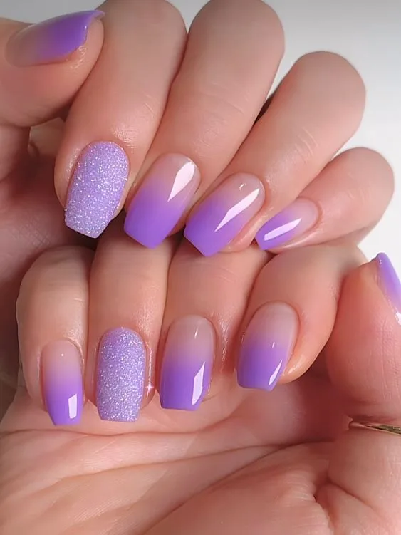 Explore the Cutest Purple Ombre Nail Designs of 2024: 20+ Stunning Ideas