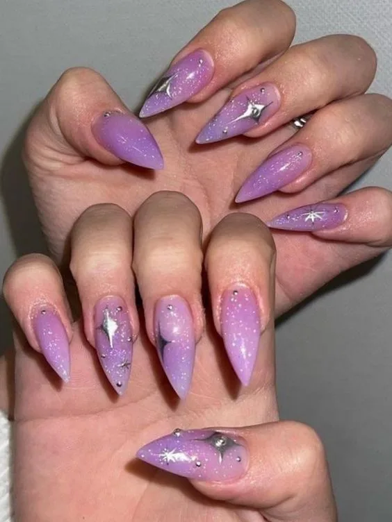 Explore the Cutest Purple Ombre Nail Designs of 2024: 20+ Stunning Ideas