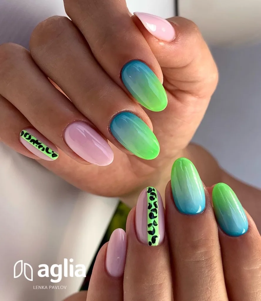 Get Creative with These 36 Eye-Catching Rainbow Nail Designs