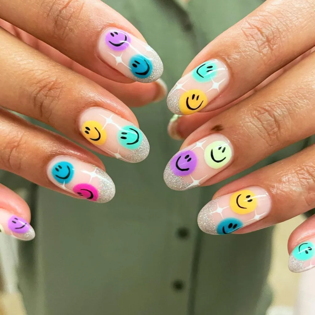 Get Creative with These 36 Eye-Catching Rainbow Nail Designs