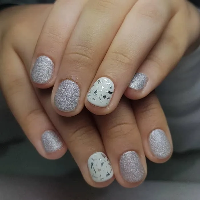 White and Silver Nail Designs: 30 Timeless Ideas to Sparkle